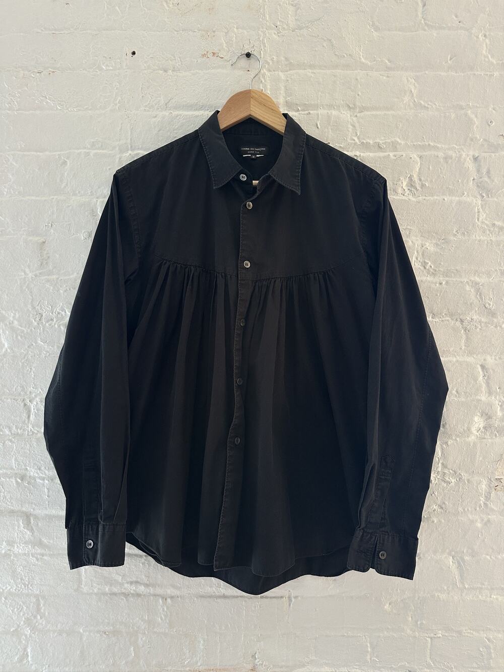 Comme des Garcons Homme Plus Pleated Button Up Shirt